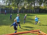 Mini Toernooitje op Sportpark Het Springer met S.K.N.W.K. JO7 en De Jonge Spartaan JO7 (70/174)